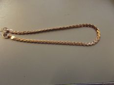 14ct Rose Gold Bracelet