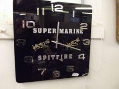 Super Marine Spitfire Clock