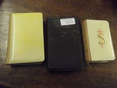 3 Early 19th Century Bibles, 2 possibly Ivory Cove