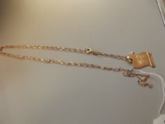 14ct Rose Gold Chain and Pendant