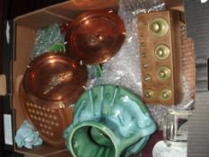Assorted ceramics to include cased weights, two ea