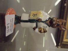 Royal Dalton World War Two Rabbit with gold duck