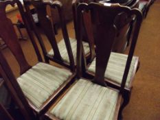 4 Edwardian Dining Chairs
