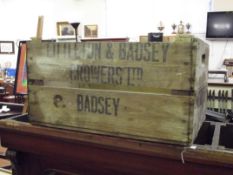 Vintage wooden crate