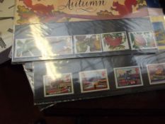 10 presentation pack of mint stamp