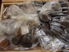 Large collection of British coins