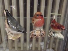 3 Beswick birds