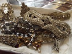 Box of costume jewellery