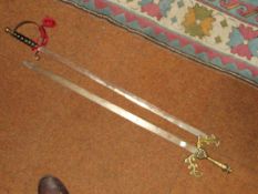 Two display swords