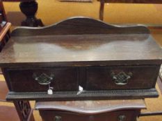 Hall wall hanging two drawer chest