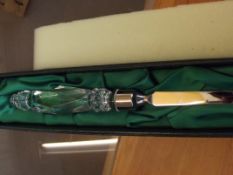 Galway Irish crystal boxed letter opener