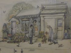 Signed framed print
