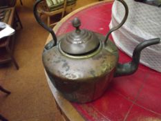 Victorian copper kettle