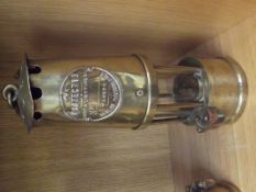 Brass miners lamp