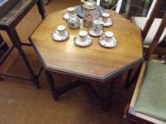 Edwardian octagonal side table