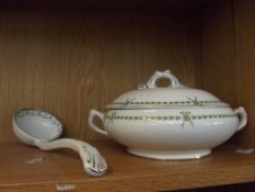 Tureen and ladle