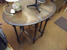 Small twist leg table
