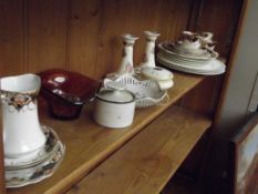 Shelf of ceramics