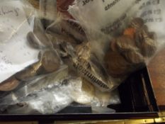 Collection of coins and notes