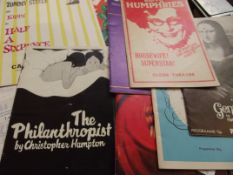 Collection of early theatre programs