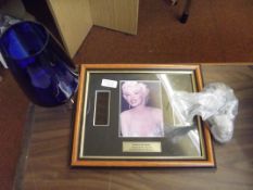 Wade whimsies, glass vase, Marilyn Monroe limited