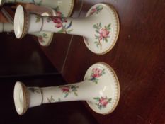Pair of Shelley candle sticks