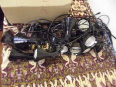 Large collection of spotlights
