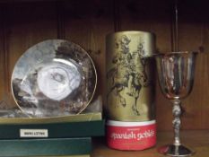 Spanish goblet with a wall plate