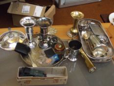 Large collection metal brass ware and others