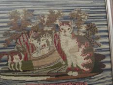 Victorian sampler dated 1864