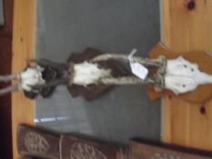 Three mounted skulls