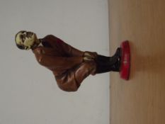 Metal cold painted Hitler pin cushion figure