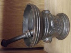 Very heavy pestle and mortar