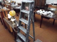 Wooden step ladders