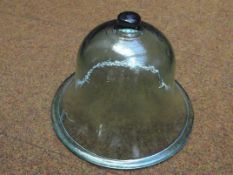 Victorian bell glass, with additional stamp