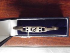 White metal bangle