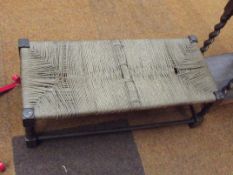 Long foot stool