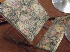 Folding footstool