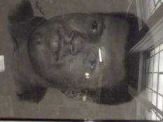 Original signed sketch of Muhammad Ali by Roy Barb
