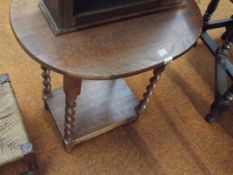 Twist leg side table
