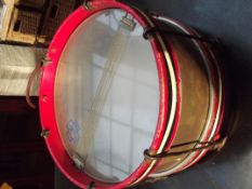 Drum and drumsticks