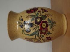 Copeland Spode hand painted stoneware vase