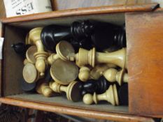 Boxed chess set