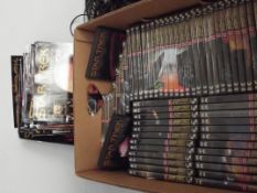 Large box Star Wars magazines and dvd's