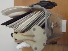 Large box of ceramics to include a part tea servic