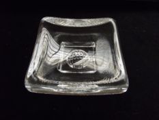 Glass ashtray