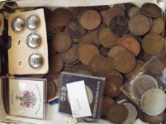 Collection of old coins together with Yorkshire fi