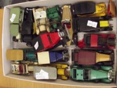 Box of collectable cars
