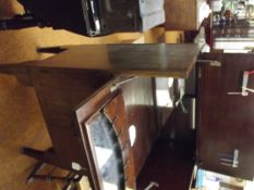 Oak cocktail cabinet