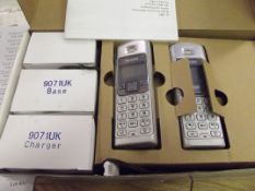 Set of two Philips telephones
